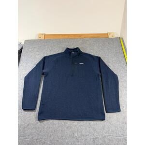 Patagonia Men's Large Blue 1/4 Zip Better Pullover Sweater